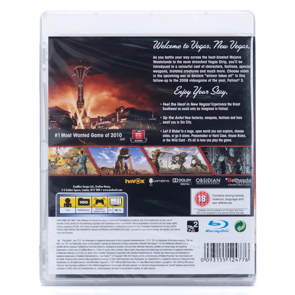 Fallout: New Vegas (Forseglet) - PS3 spill