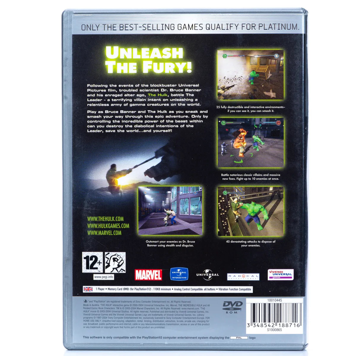 Hulk - PS2 Spill - Retrospillkongen