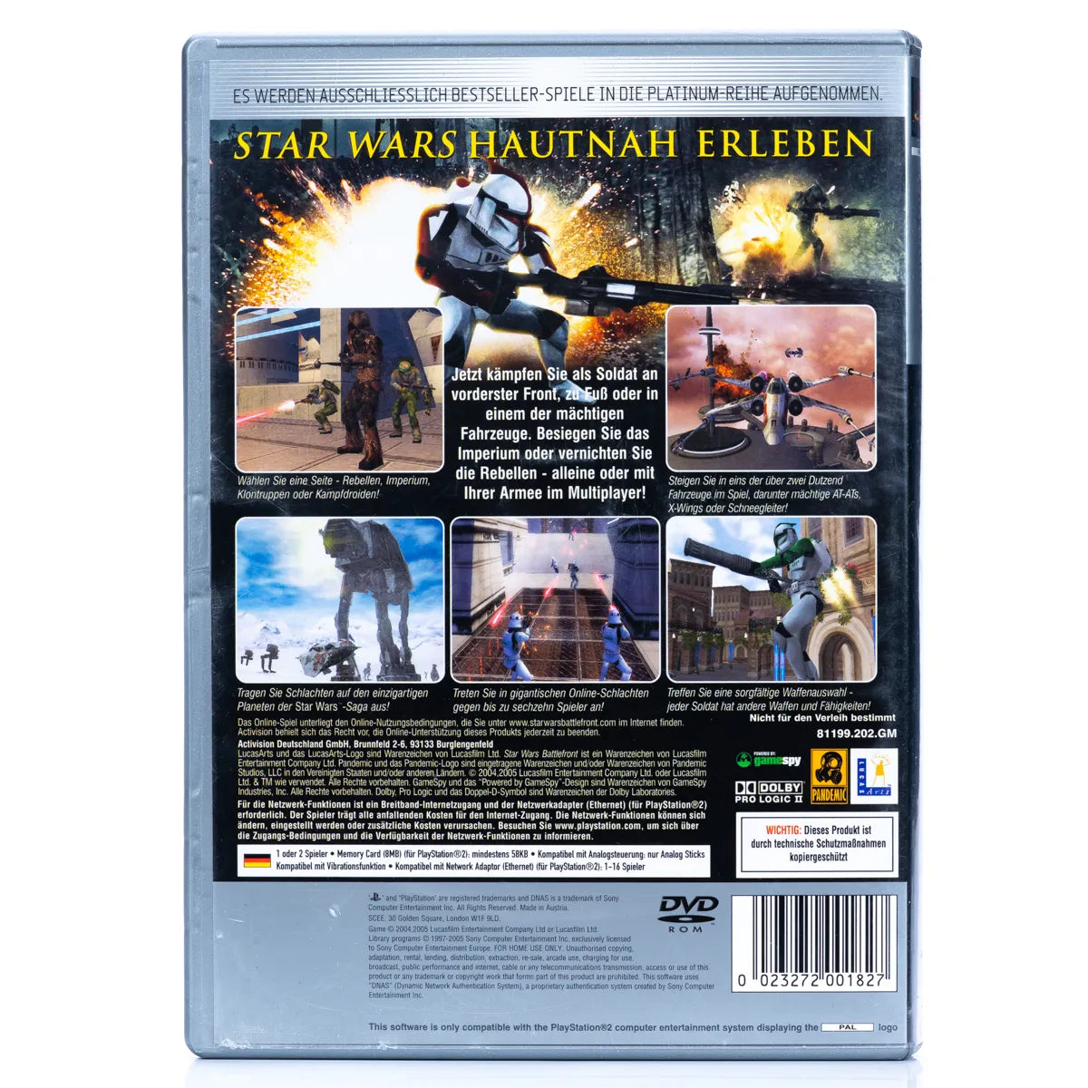 Star Wars: Battlefront - PS2 Spill - Retrospillkongen