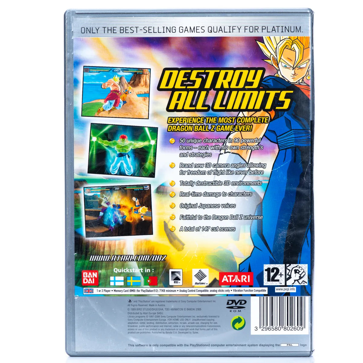 Dragon Ball Z: Budokai Tenkaichi - PS2 Spill - Retrospillkongen