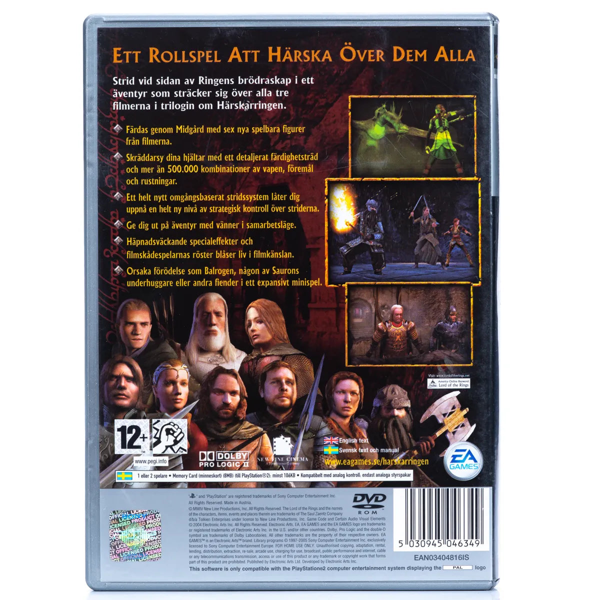 The Lord of the Rings: The Third Age - PS2 spill - Retrospillkongen