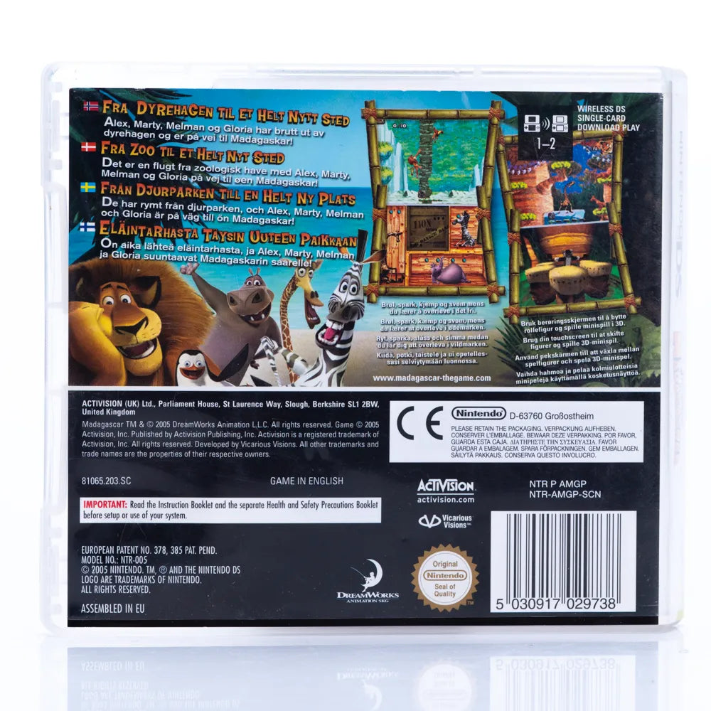Madagascar - Nintendo DS spill - Retrospillkongen