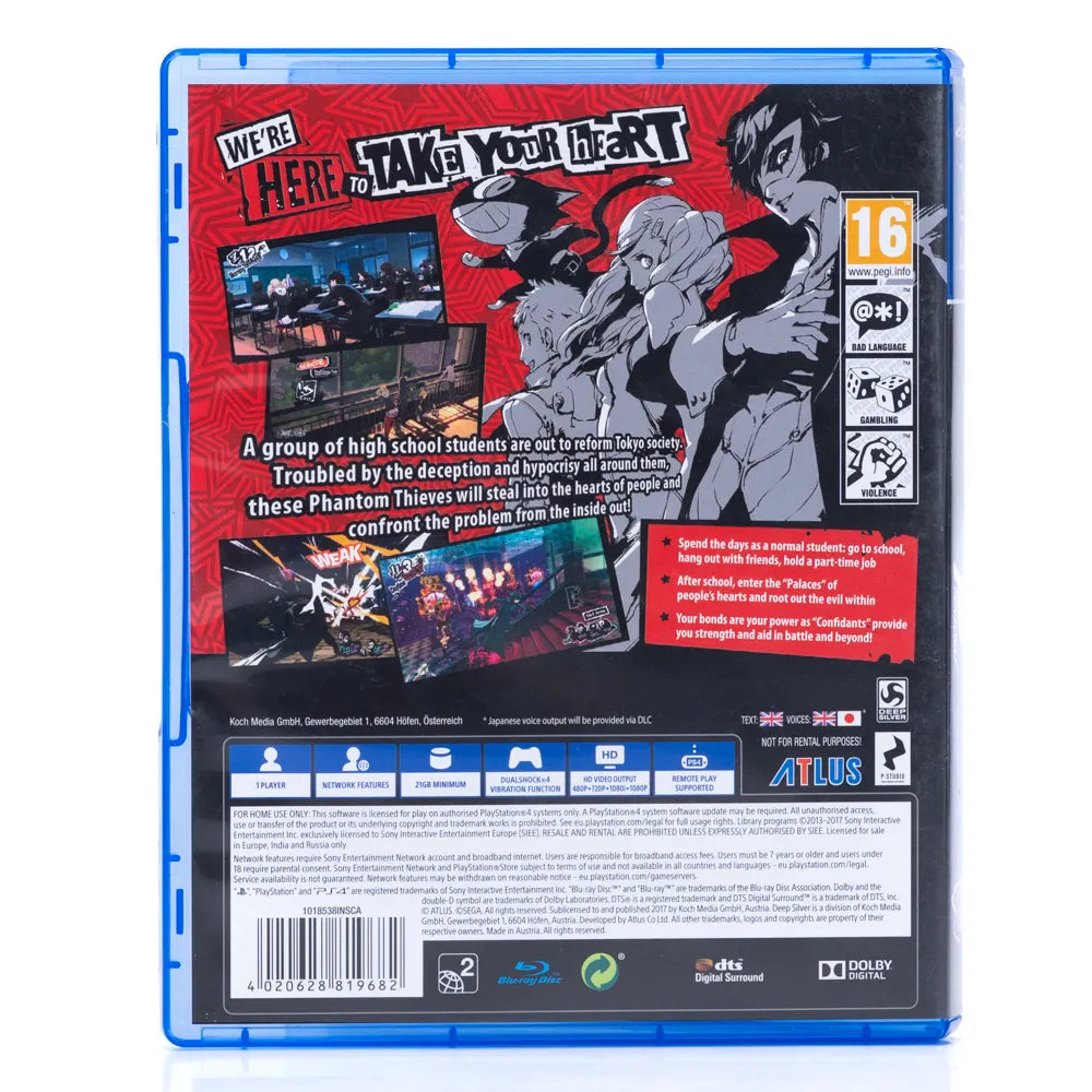 Persona 5 - PS4 Spill - Retrospillkongen