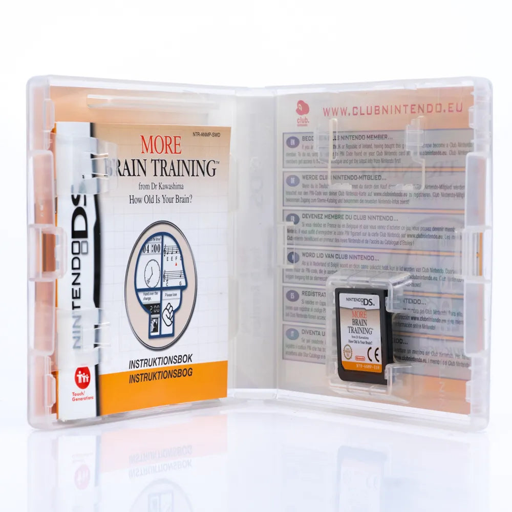 More Brain Training from Dr Kawashima: How Old Is Your Brain? - Nintendo DS spill - Retrospillkongen