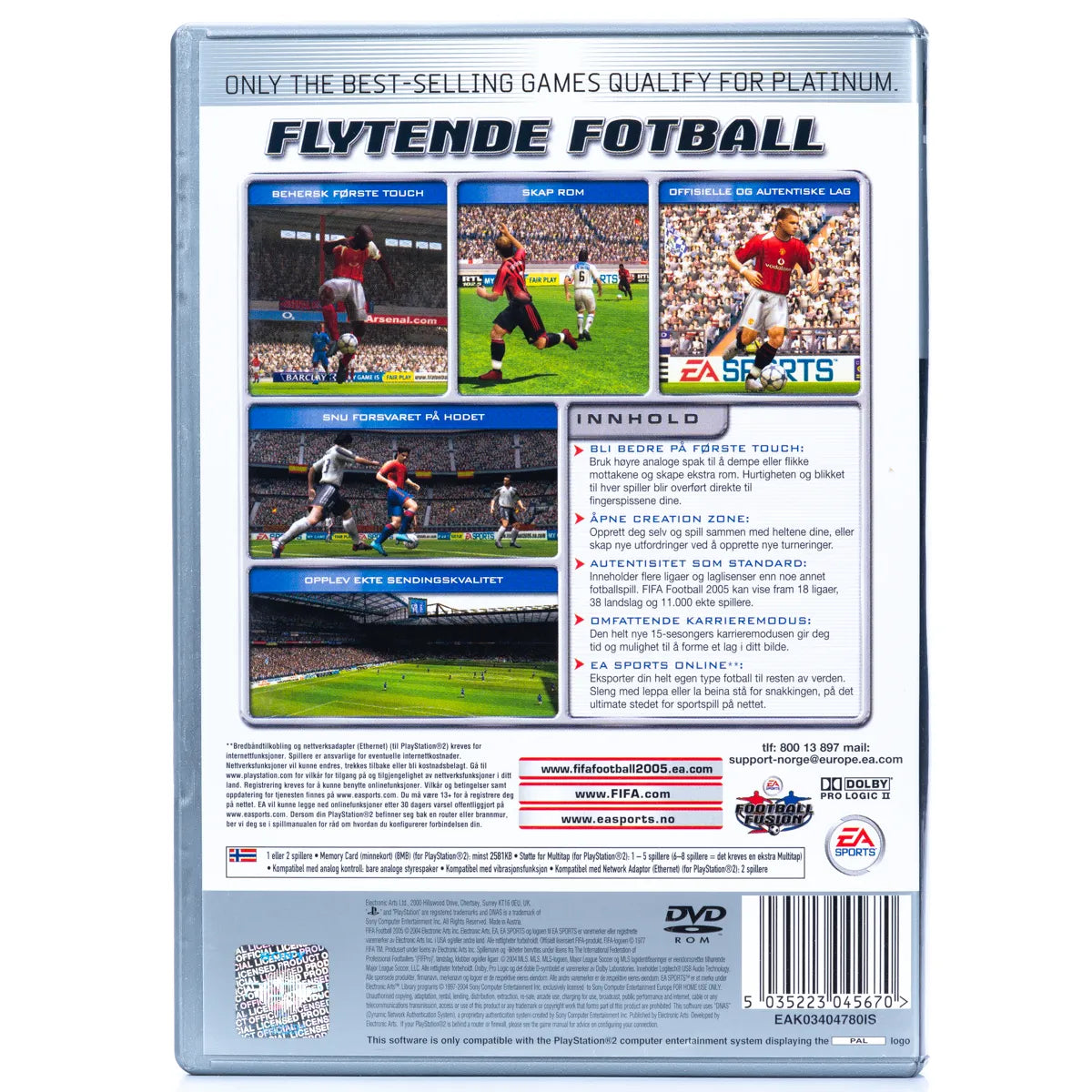 FIFA Football 2005 - PS2 spill - Retrospillkongen