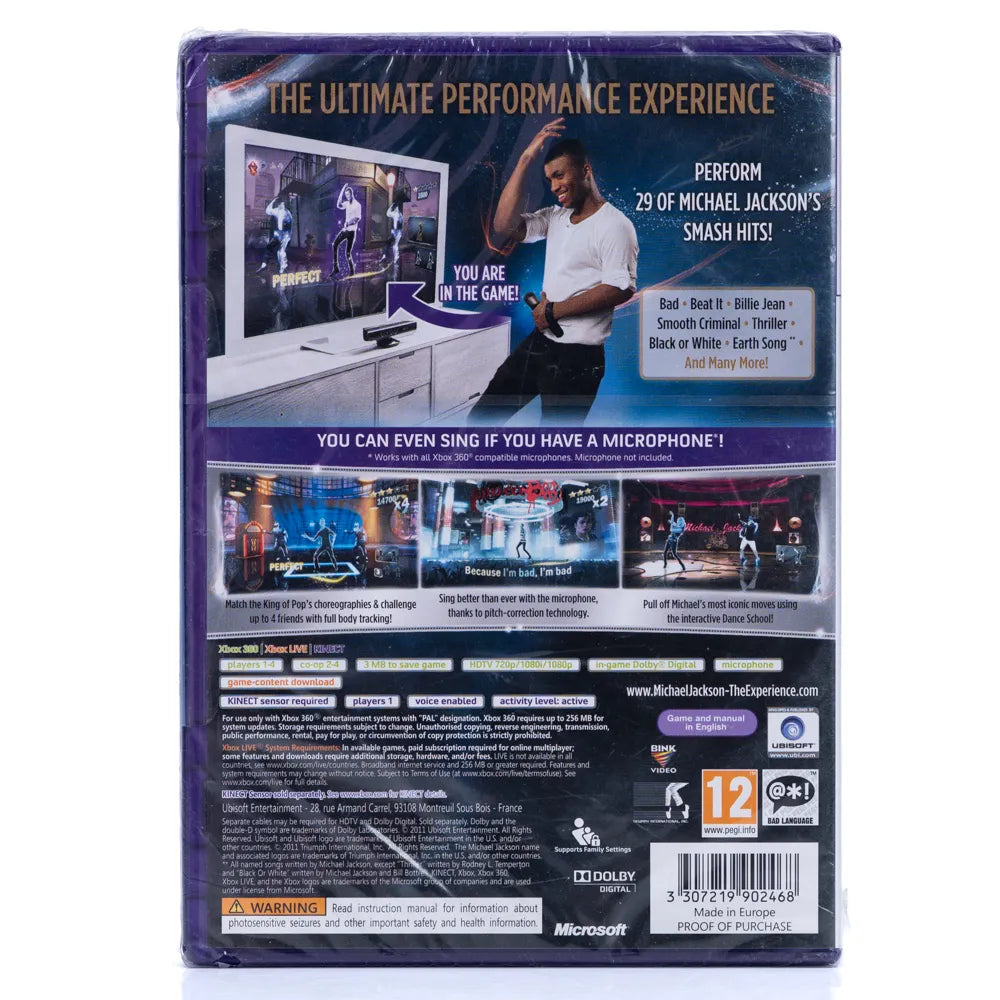 Michael Jackson: The Experience (Forseglet) - Xbox 360 spill - Retrospillkongen