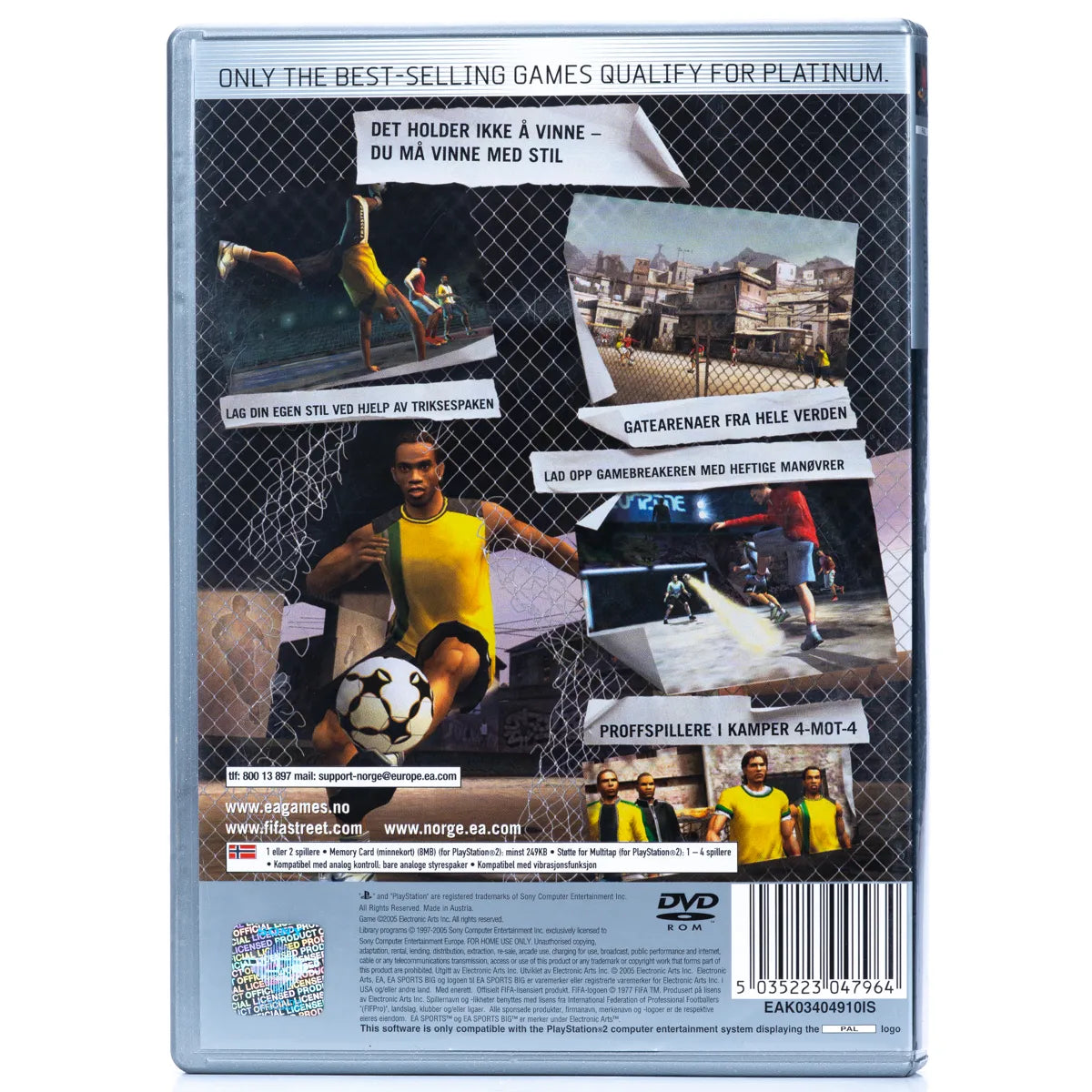 FIFA Street - PS2 spill - Retrospillkongen