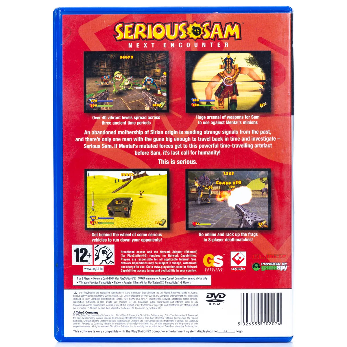 Serious Sam: Next Encounter - PS2 spill - Retrospillkongen