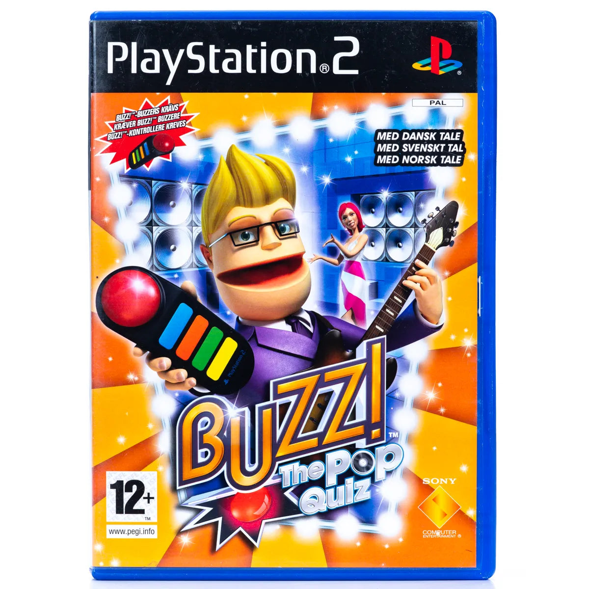 Buzz! The Pop Quiz - PS2 spill - Retrospillkongen