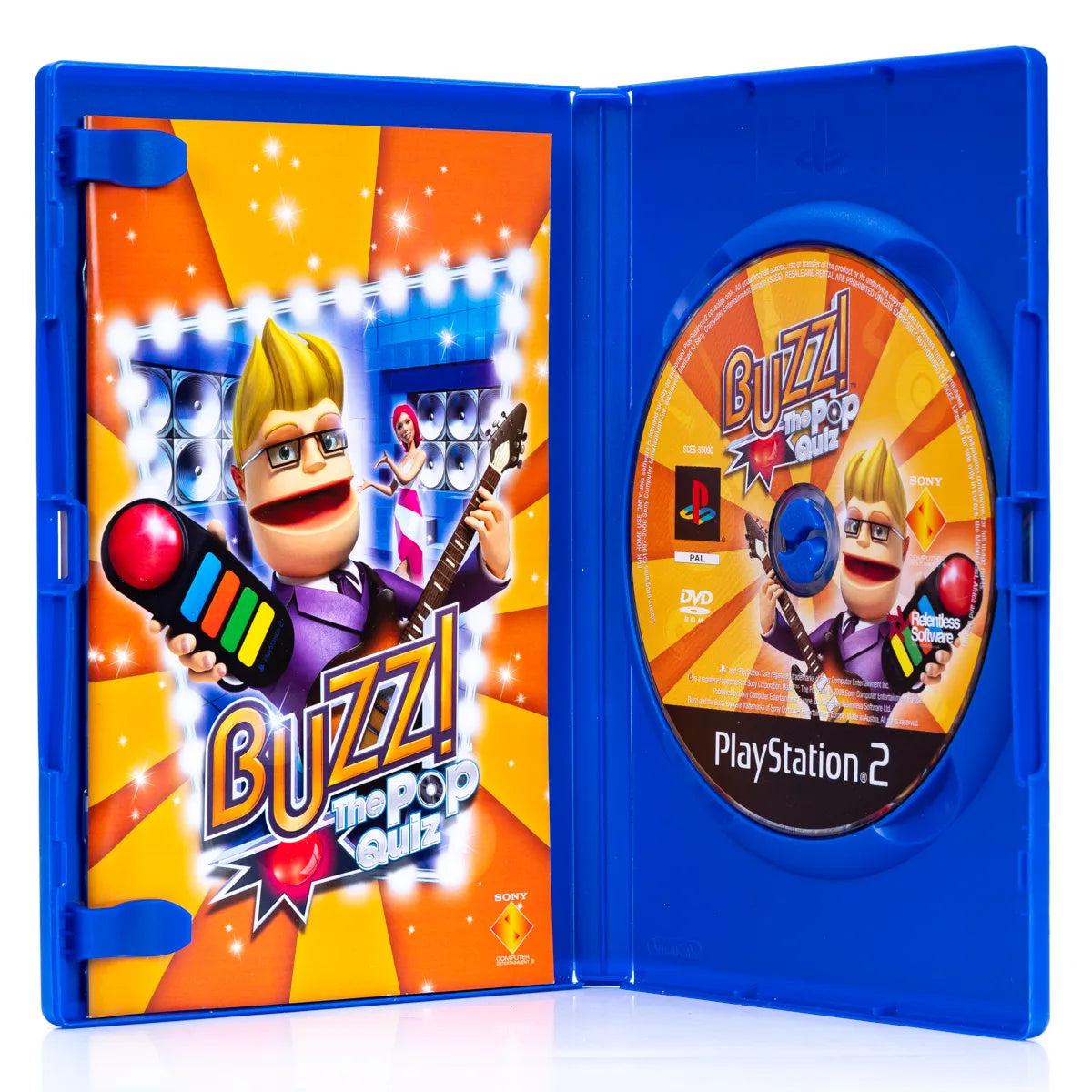 Buzz! The Pop Quiz - PS2 spill - Retrospillkongen