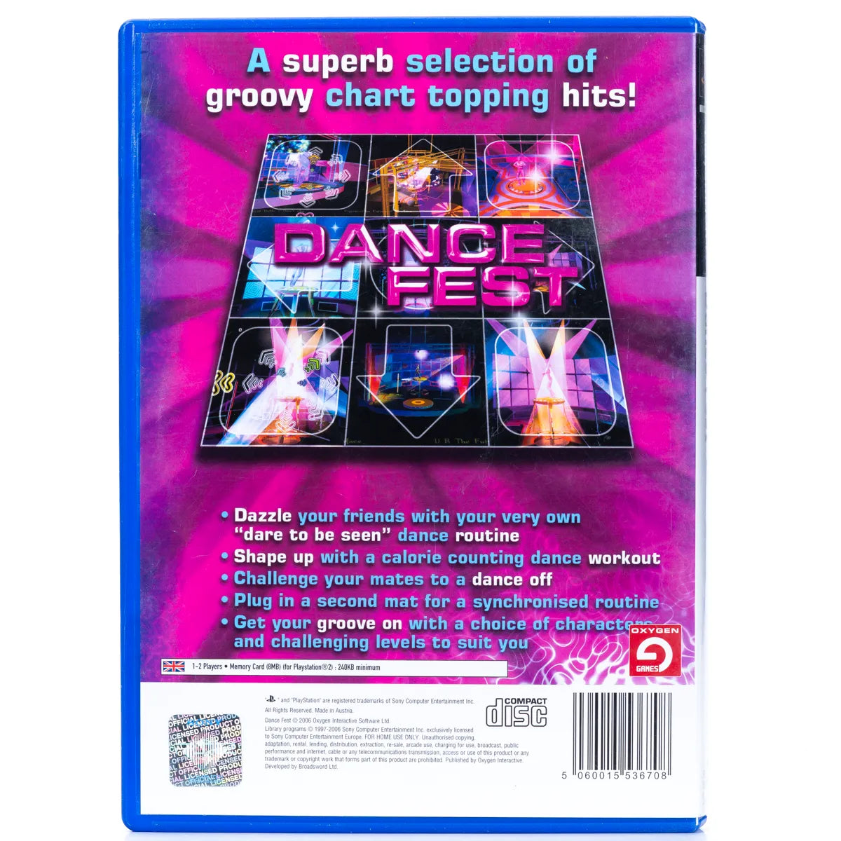 Dance Fest - PS2 spill - Retrospillkongen