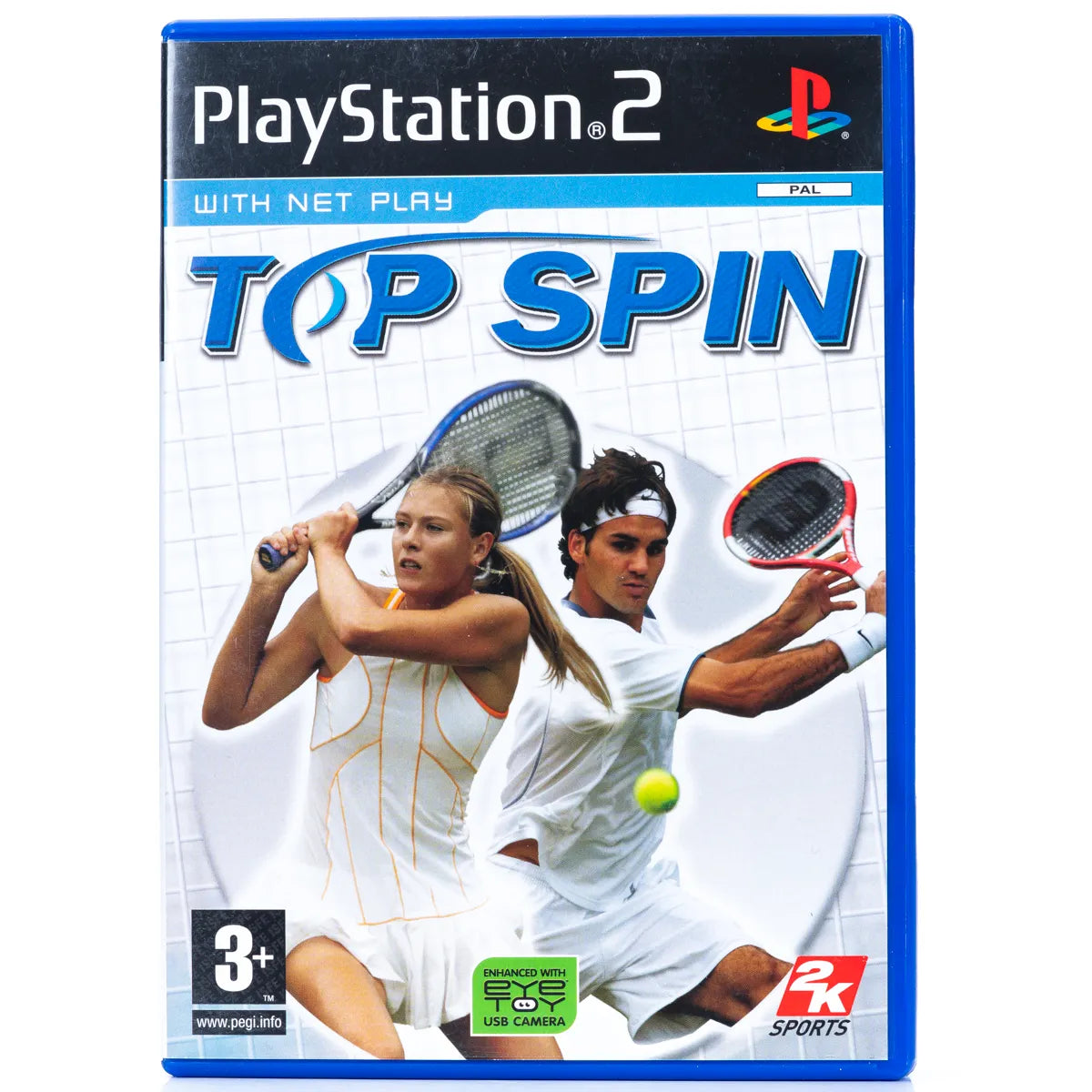 Top Spin - PS2 Spill - Retrospillkongen
