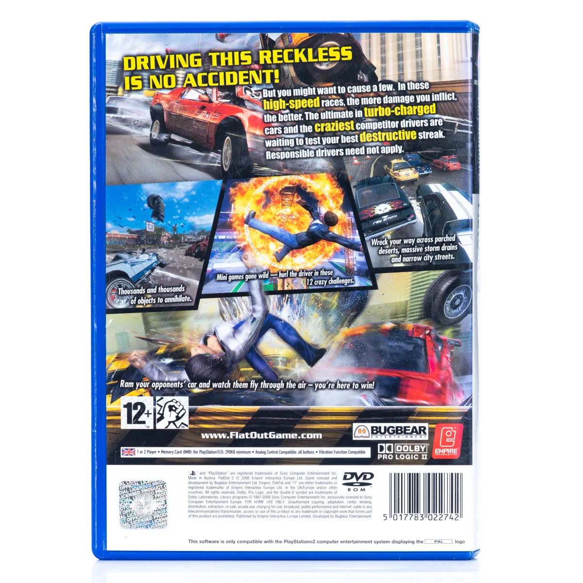 FlatOut 2 - PS2 Spill - Retrospillkongen