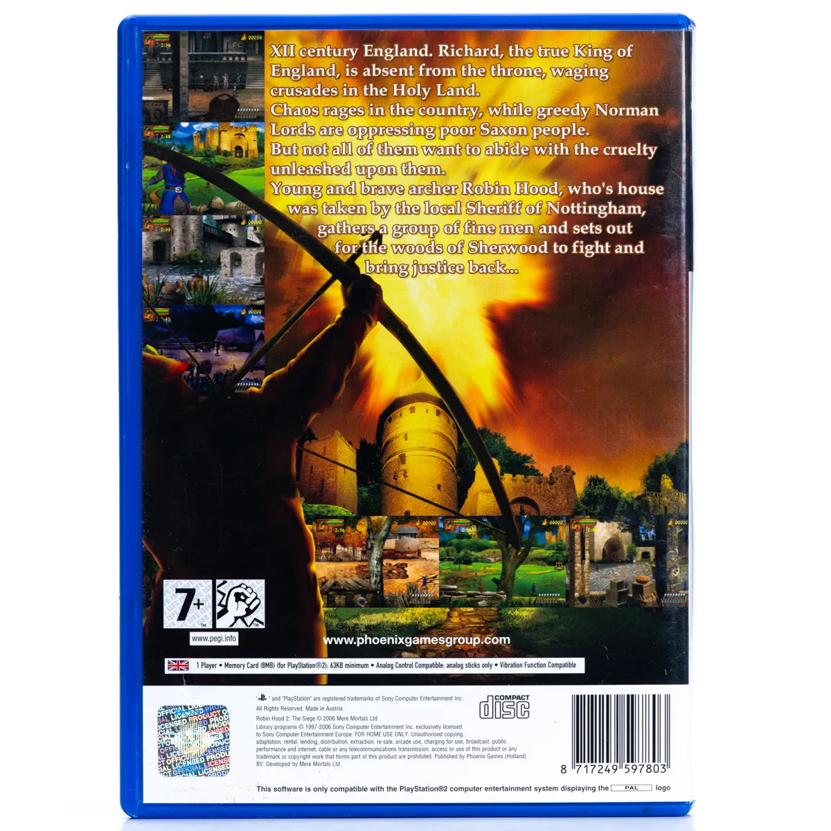 Robin Hood: The Siege 2 - PS2 spill - Retrospillkongen