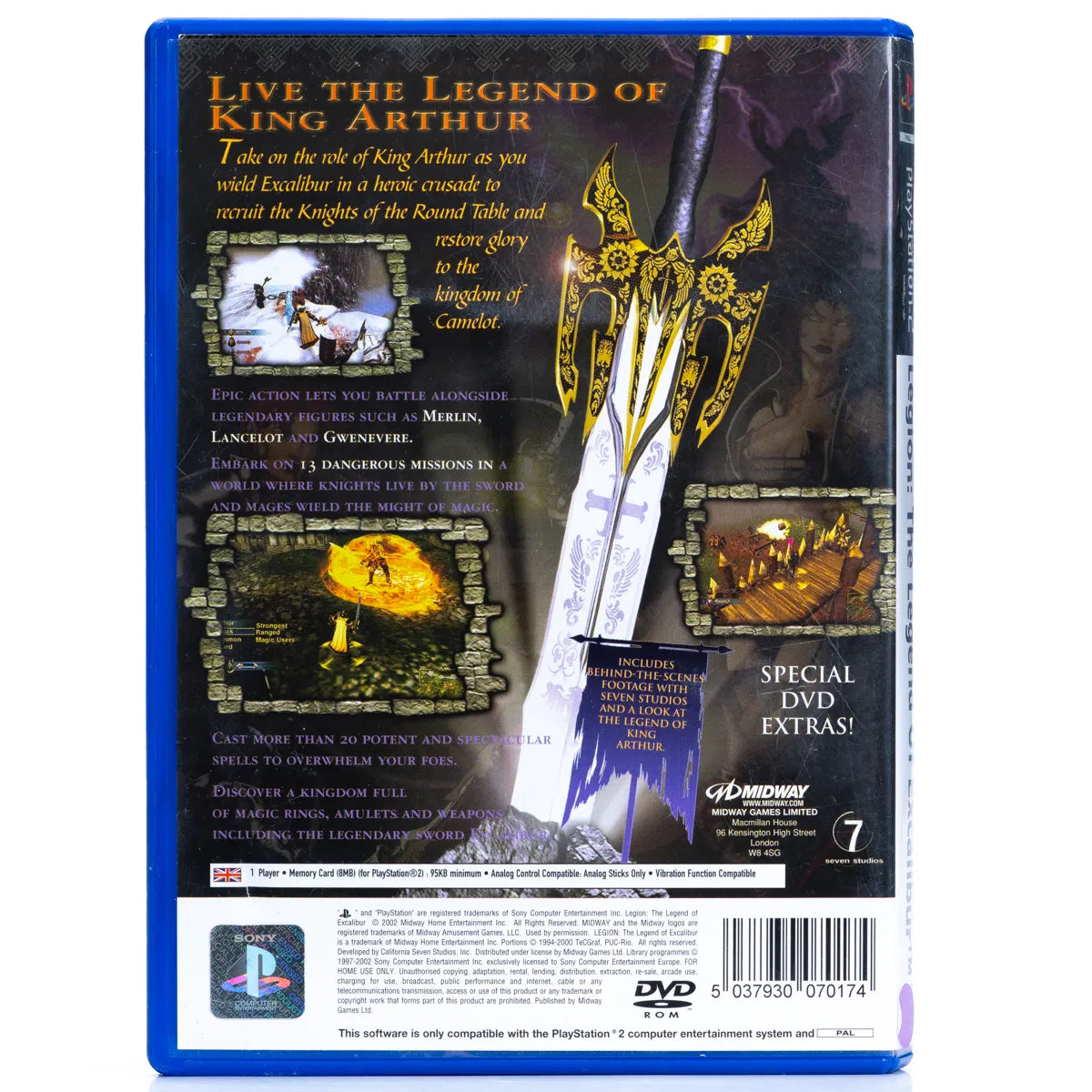 Legion: The Legend of Excalibur - PS2 spill - Retrospillkongen