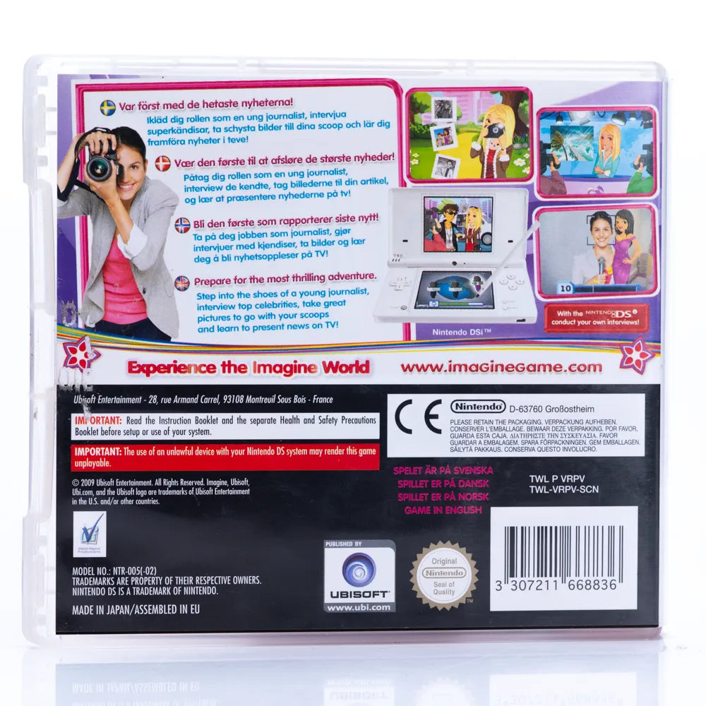 Imagine: Journalist - Nintendo DS spill - Retrospillkongen