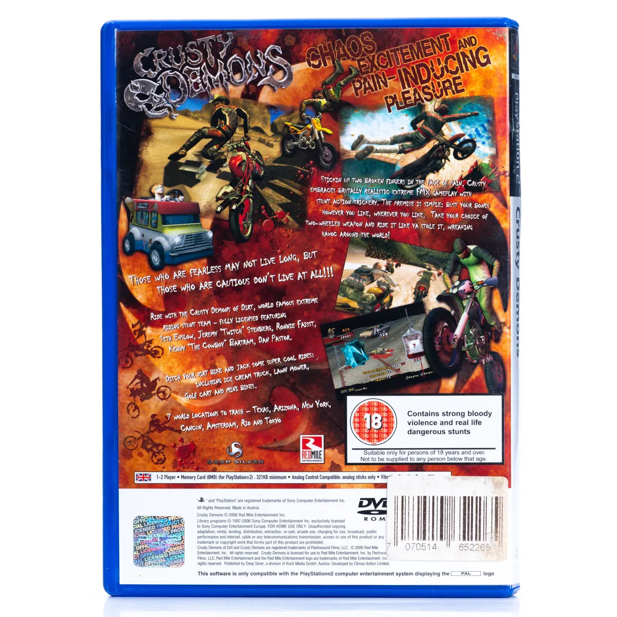 Crusty Demons - PS2 Spill - Retrospillkongen