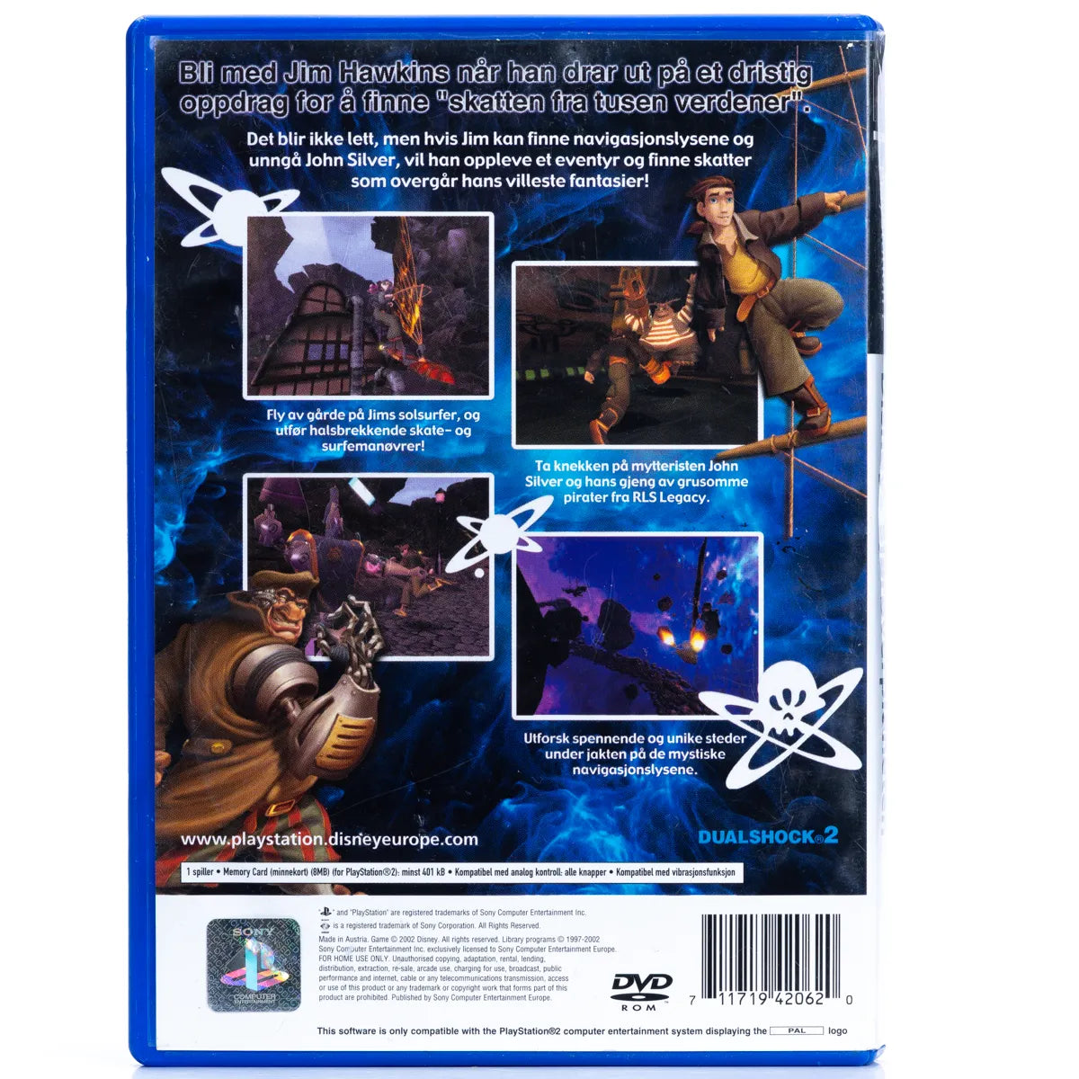 Disney's Treasure Planet - PS2 spill - Retrospillkongen