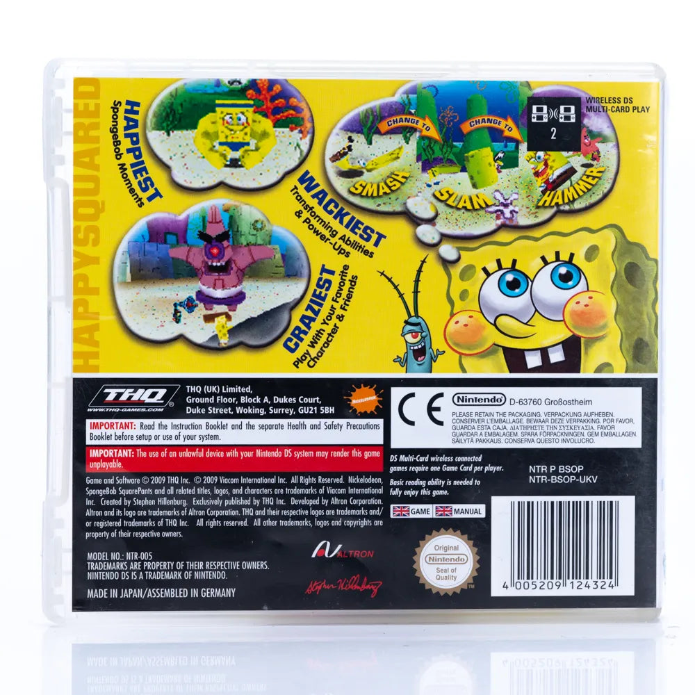 SpongeBob’s Truth or Square - Nintendo DS spill - Retrospillkongen