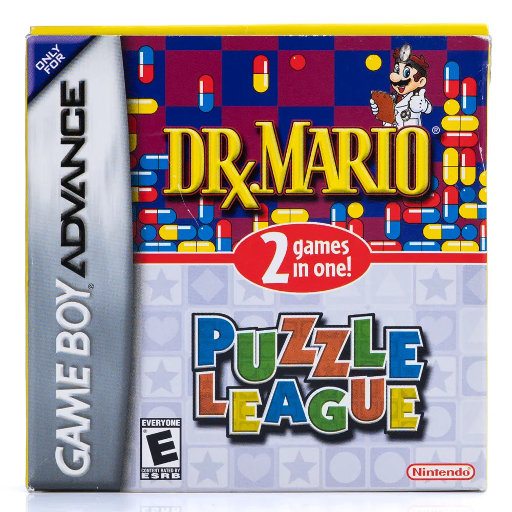 Dr. Mario & Puzzle League (I Eske, NTSC, regionfri) - GBA spill - Retrospillkongen