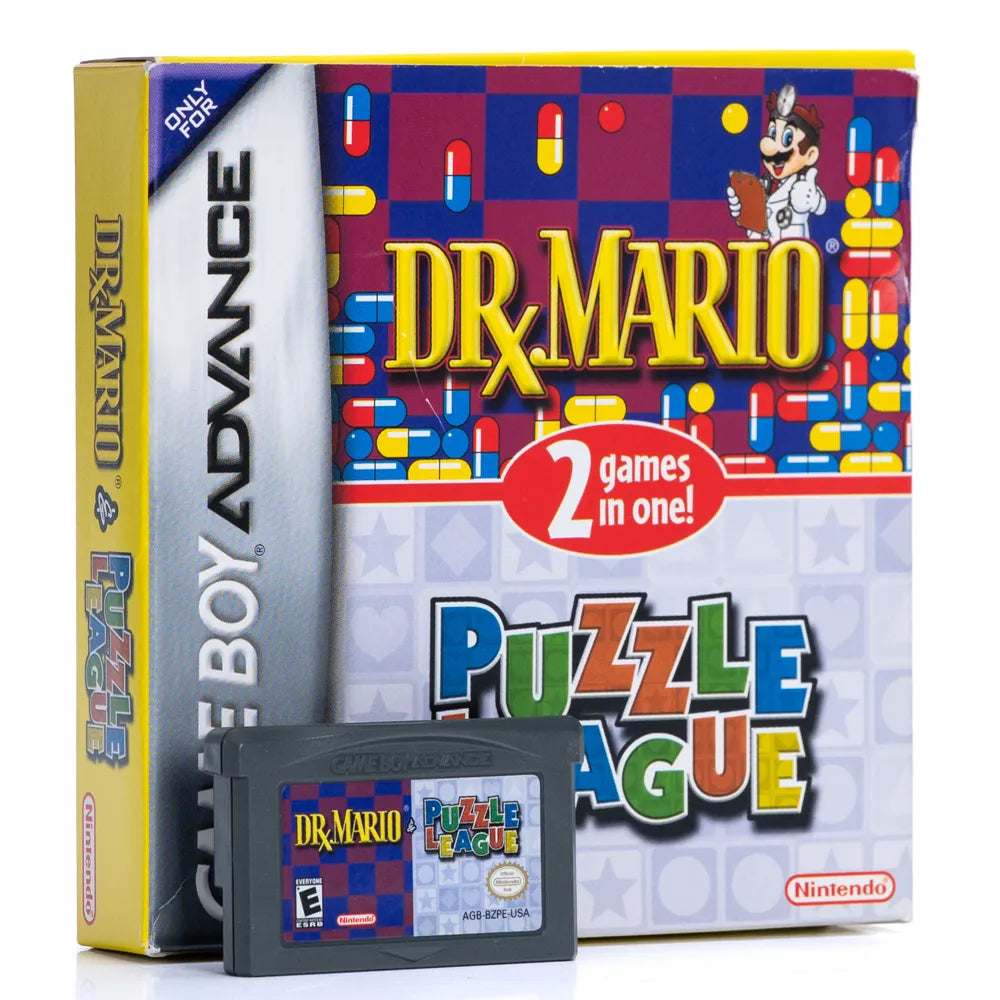 Dr. Mario & Puzzle League (I Eske, NTSC, regionfri) - GBA spill - Retrospillkongen