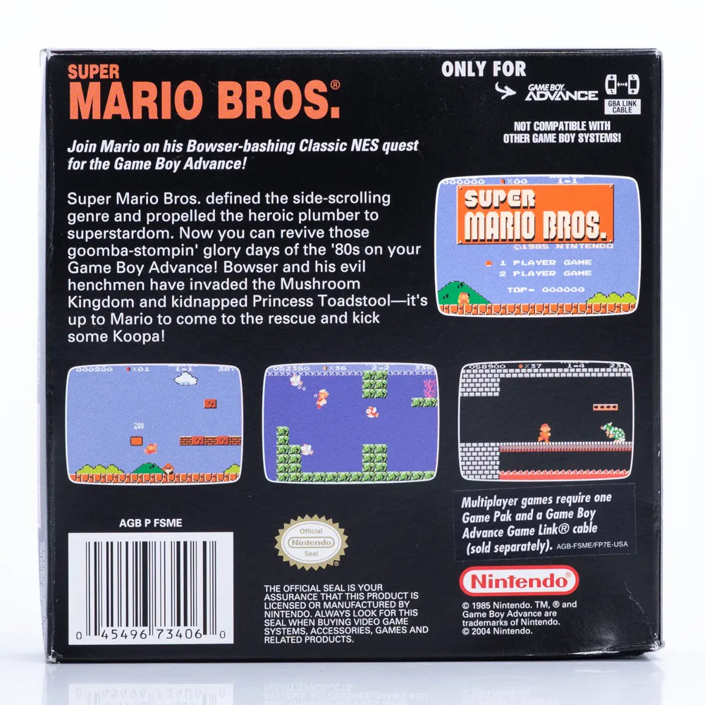Super Mario Bros. (I Eske, NTSC-U, regionfri) - GBA spill - Retrospillkongen