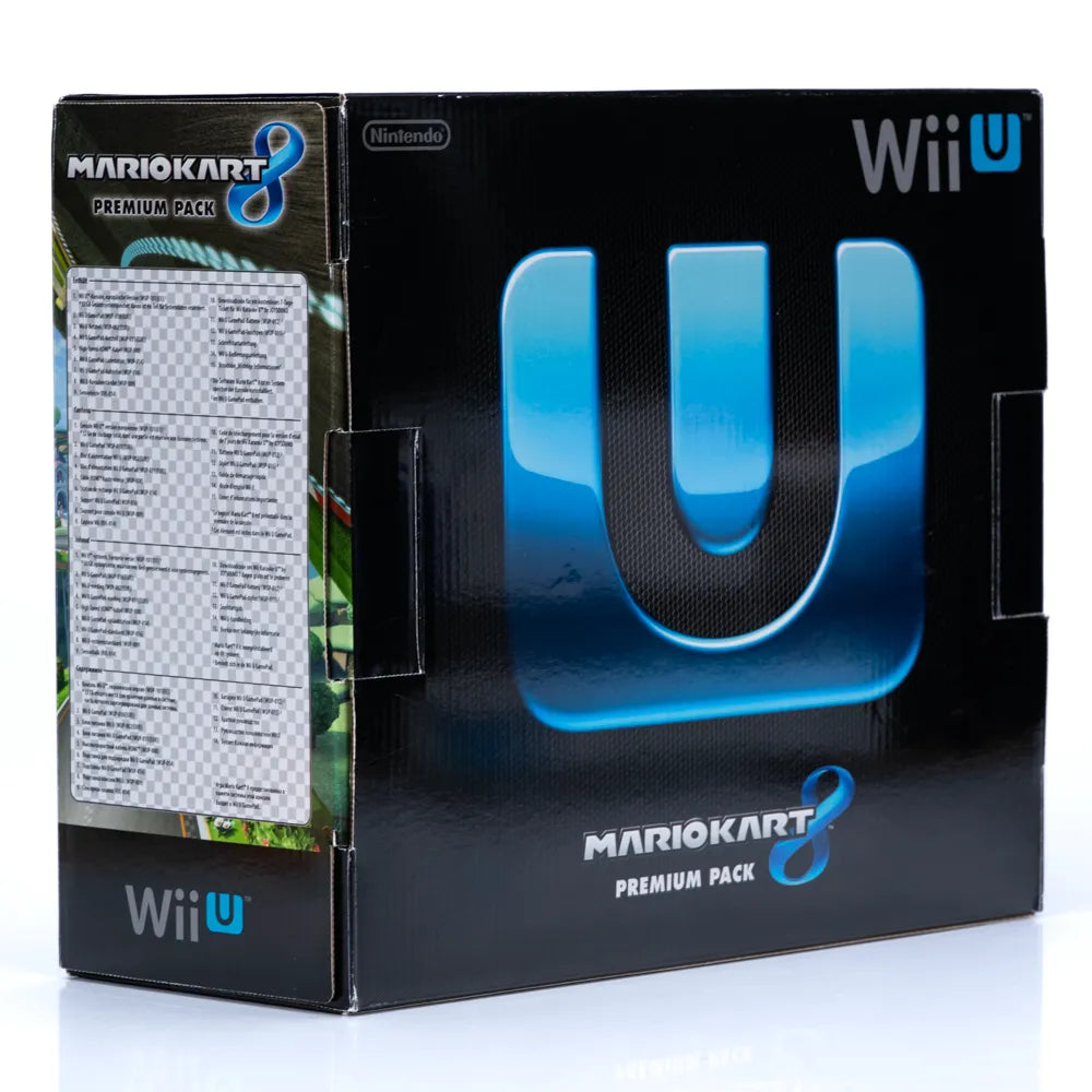 Nintendo Wii U Mario Kart 8 32GB Svart Premium Pack - Wii U komplett konsoll pakke - Retrospillkongen