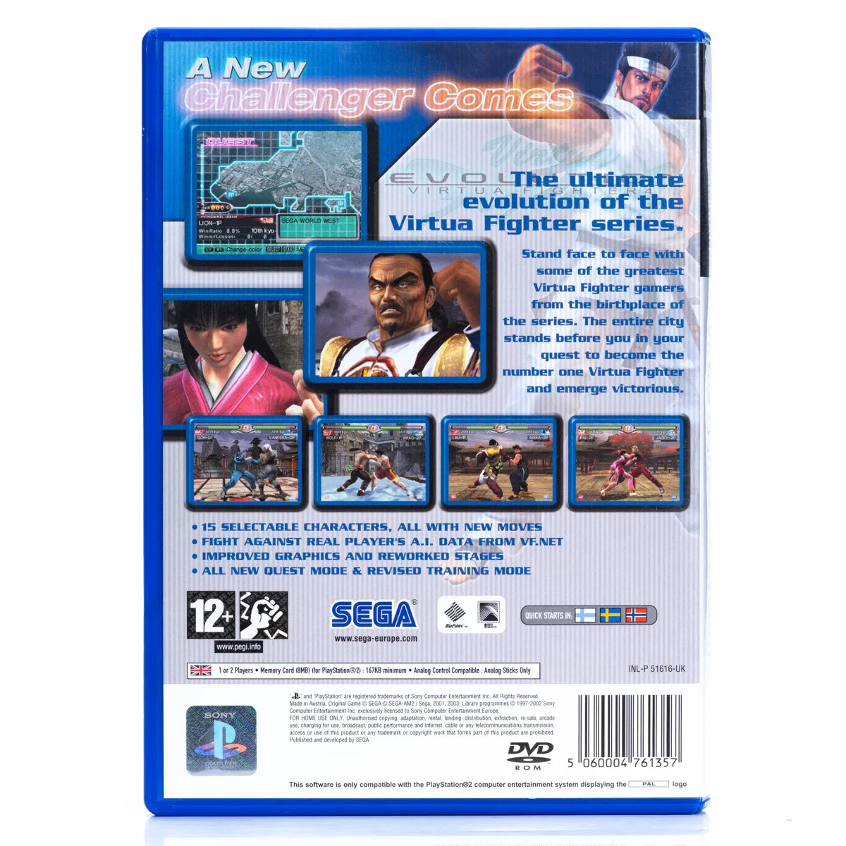 Virtua Fighter 4 Evolution - PS2 spill - Retrospillkongen
