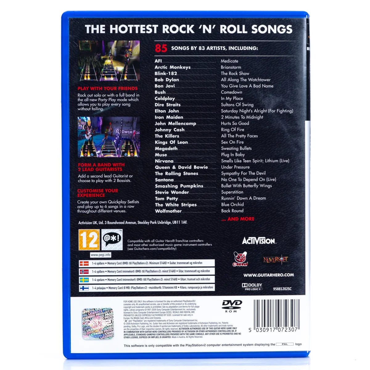 Guitar Hero 5 - PS2 spill - Retrospillkongen