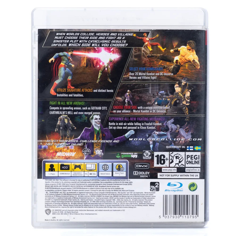 Mortal Kombat vs. DC Universe - PS3 spill
