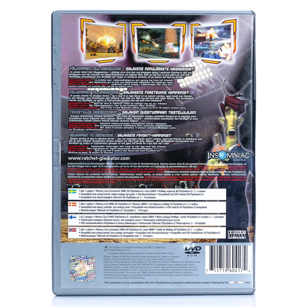 Ratchet: Gladiator - PS2 spill - Retrospillkongen