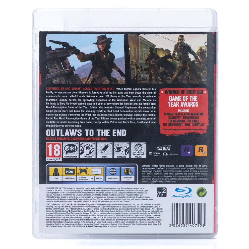 Red Dead Redemption - PS3 spill - Retrospillkongen