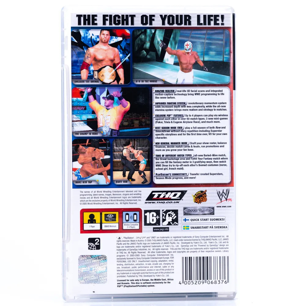 WWE SmackDown vs Raw 2006 - PSP spill - Retrospillkongen