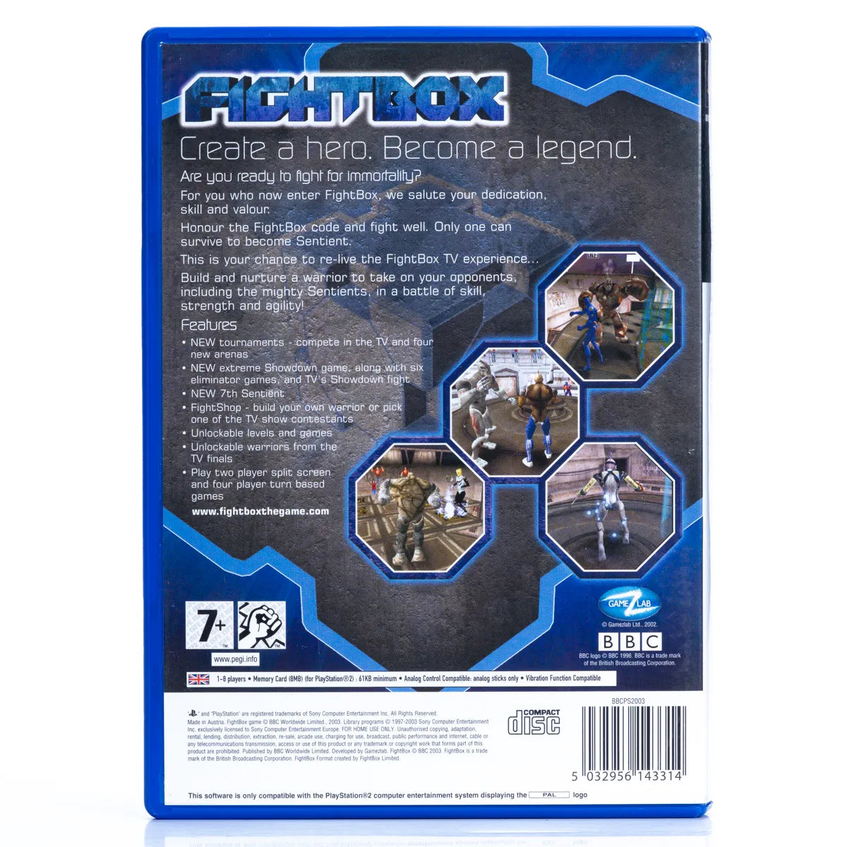 Fightbox- PS2 Spill - Retrospillkongen