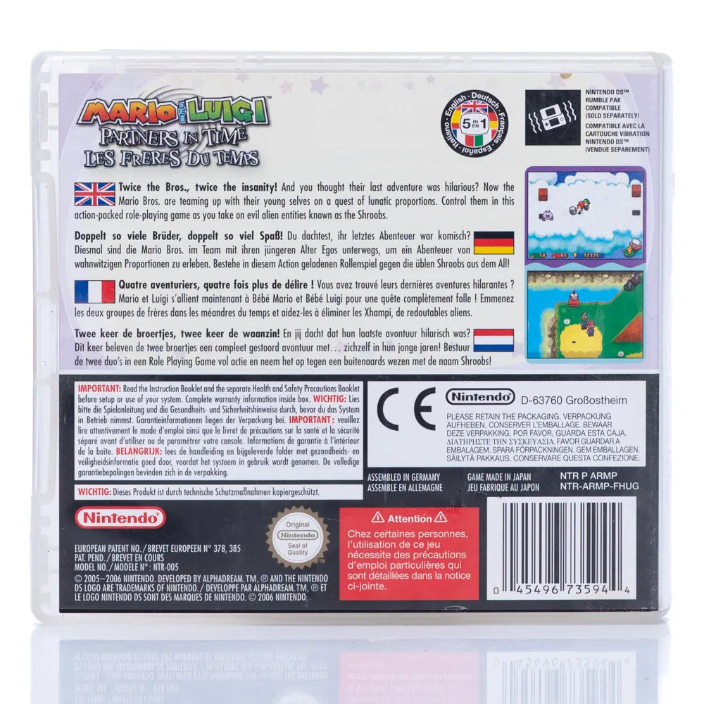 Mario and Luigi: Partners in Time - Nintendo DS spill