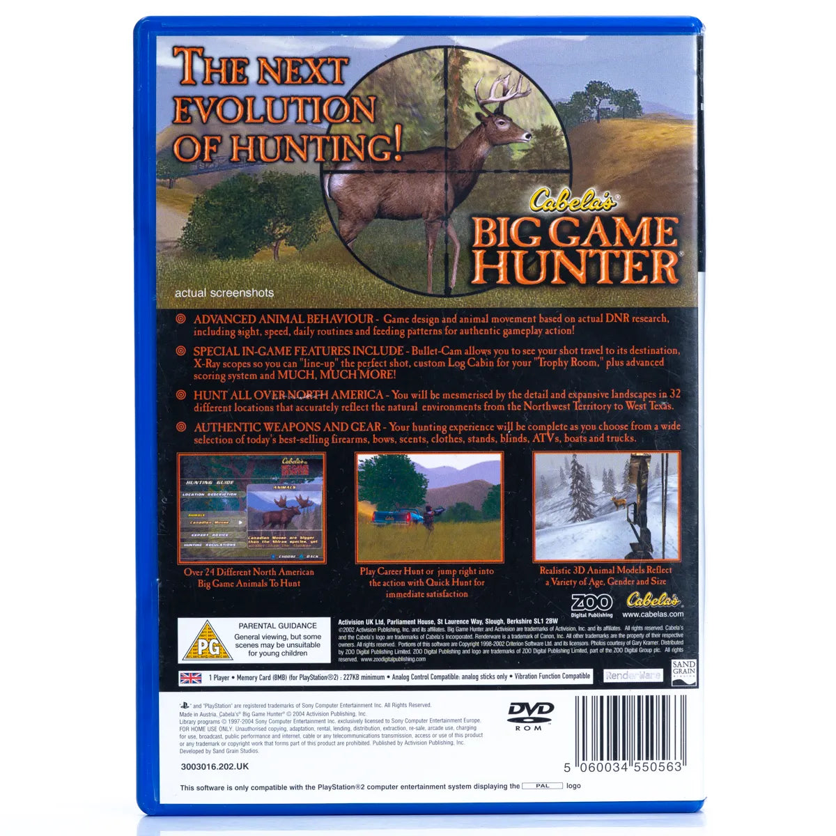 Cabela's Big Game Hunter - PS2 Spill - Retrospillkongen