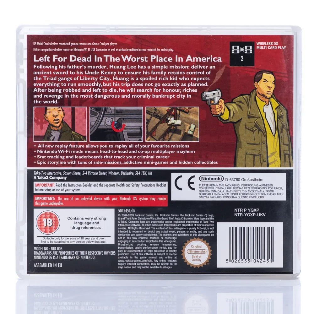 Grand Theft Auto Chinatown Wars - DS spill