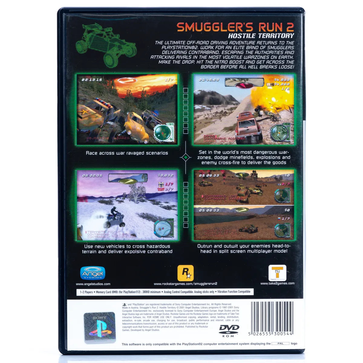Smuggler's Run 2: Hostile Territory - PS2 Spill - Retrospillkongen