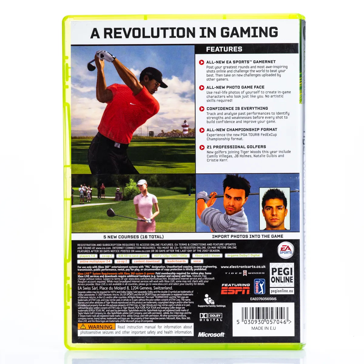 Tiger Woods PGA Tour 08 - Xbox 360 spill - Retrospillkongen