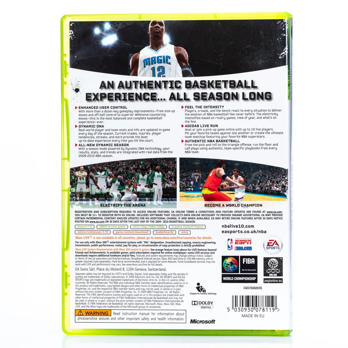 NBA Live 10 - Xbox 360 spill - Retrospillkongen