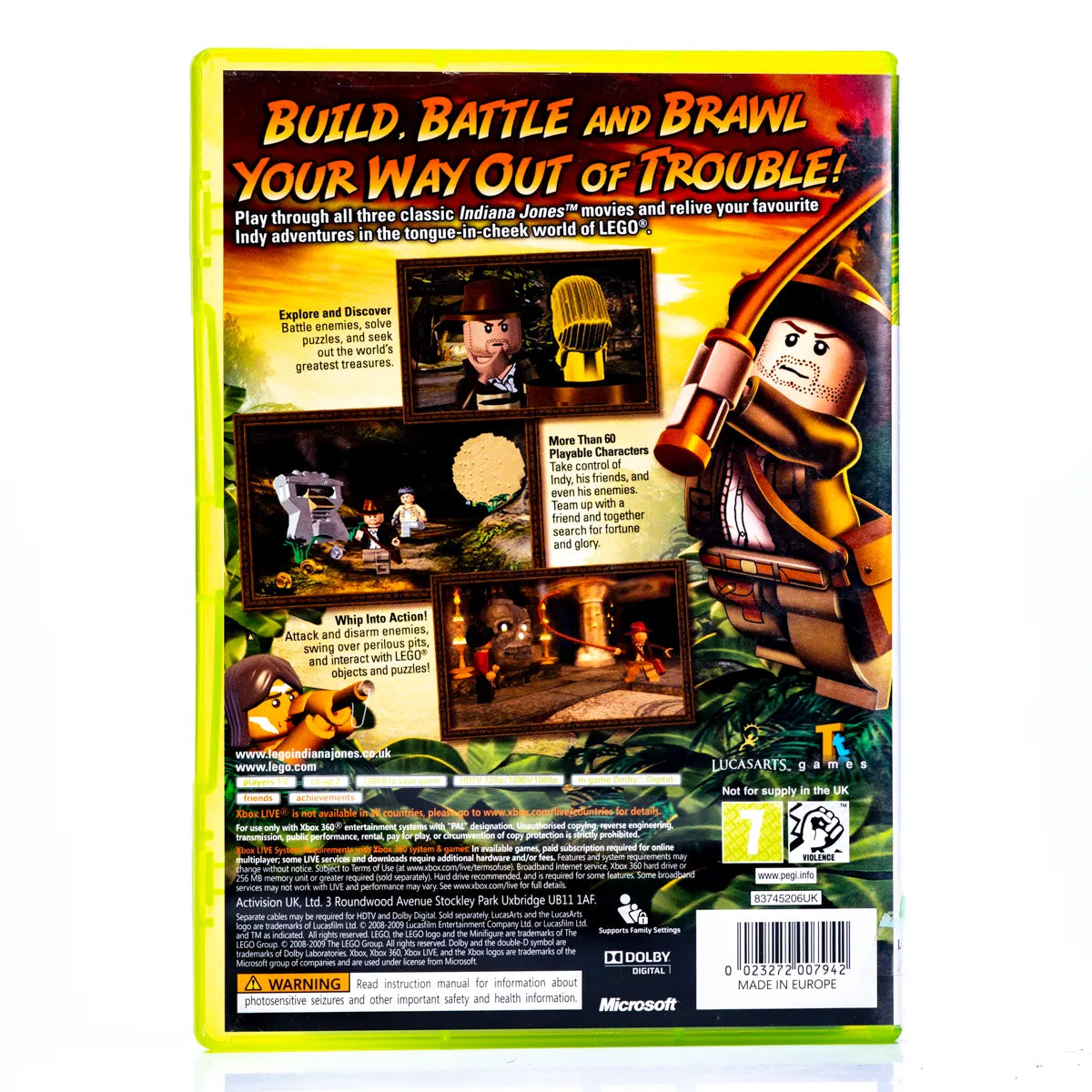 LEGO Indiana Jones: The Original Adventures - Xbox 360 spill - Retrospillkongen