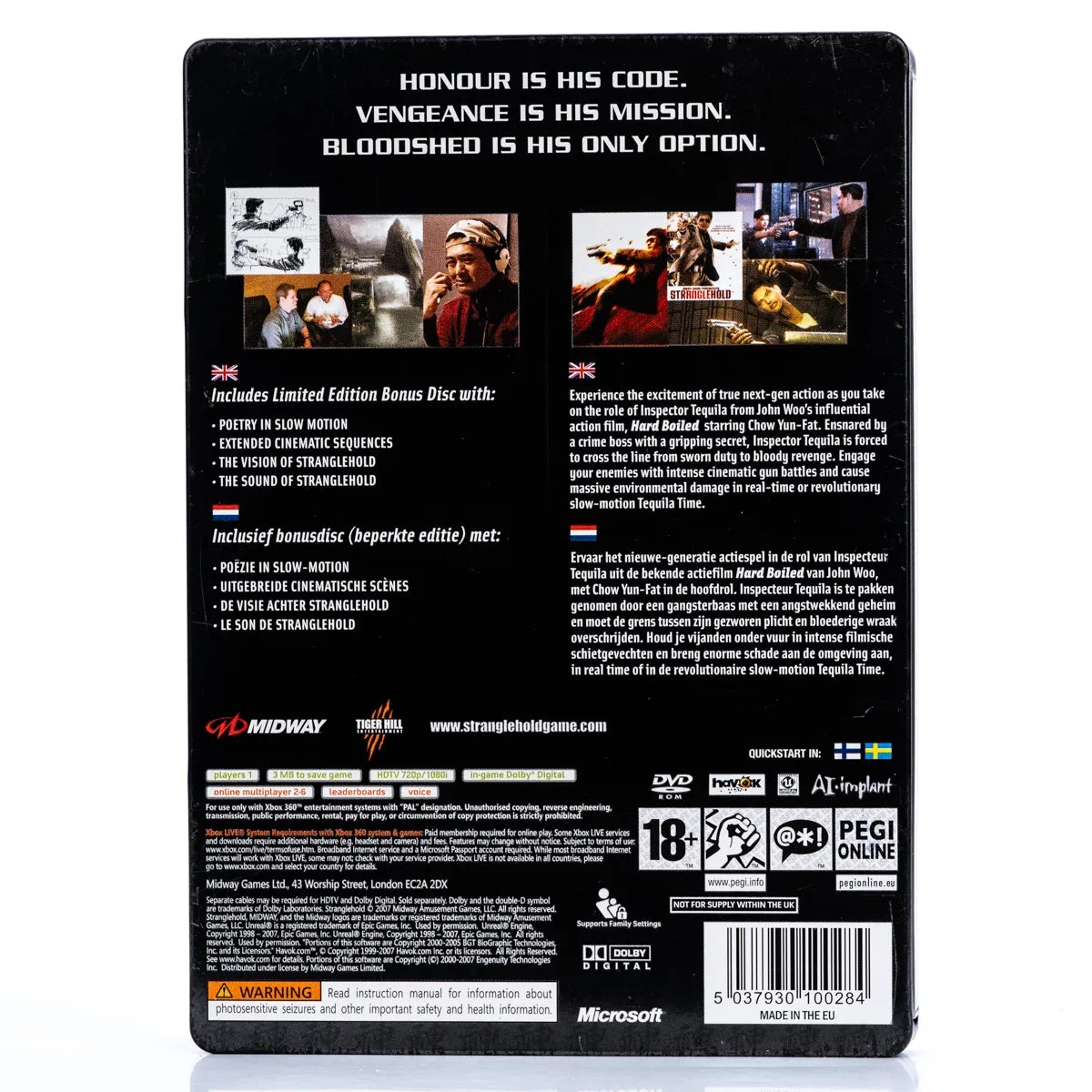 Stranglehold Collector's Edition - Xbox 360 spill - Retrospillkongen