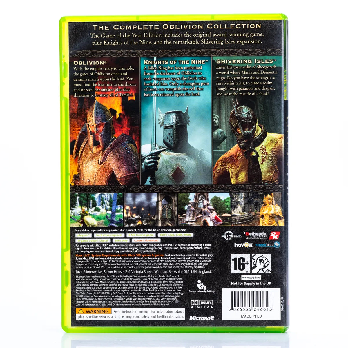 The Elder Scrolls IV: Oblivion - Xbox 360 spill - Retrospillkongen