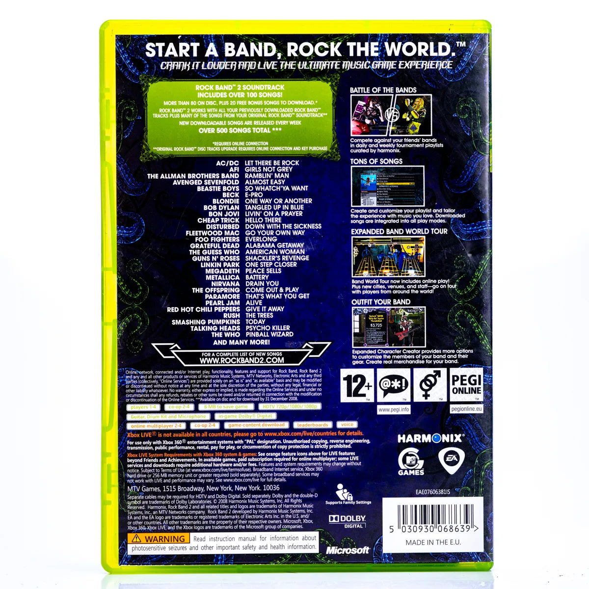 Rock Band 2 - Xbox 360 Spill - Retrospillkongen