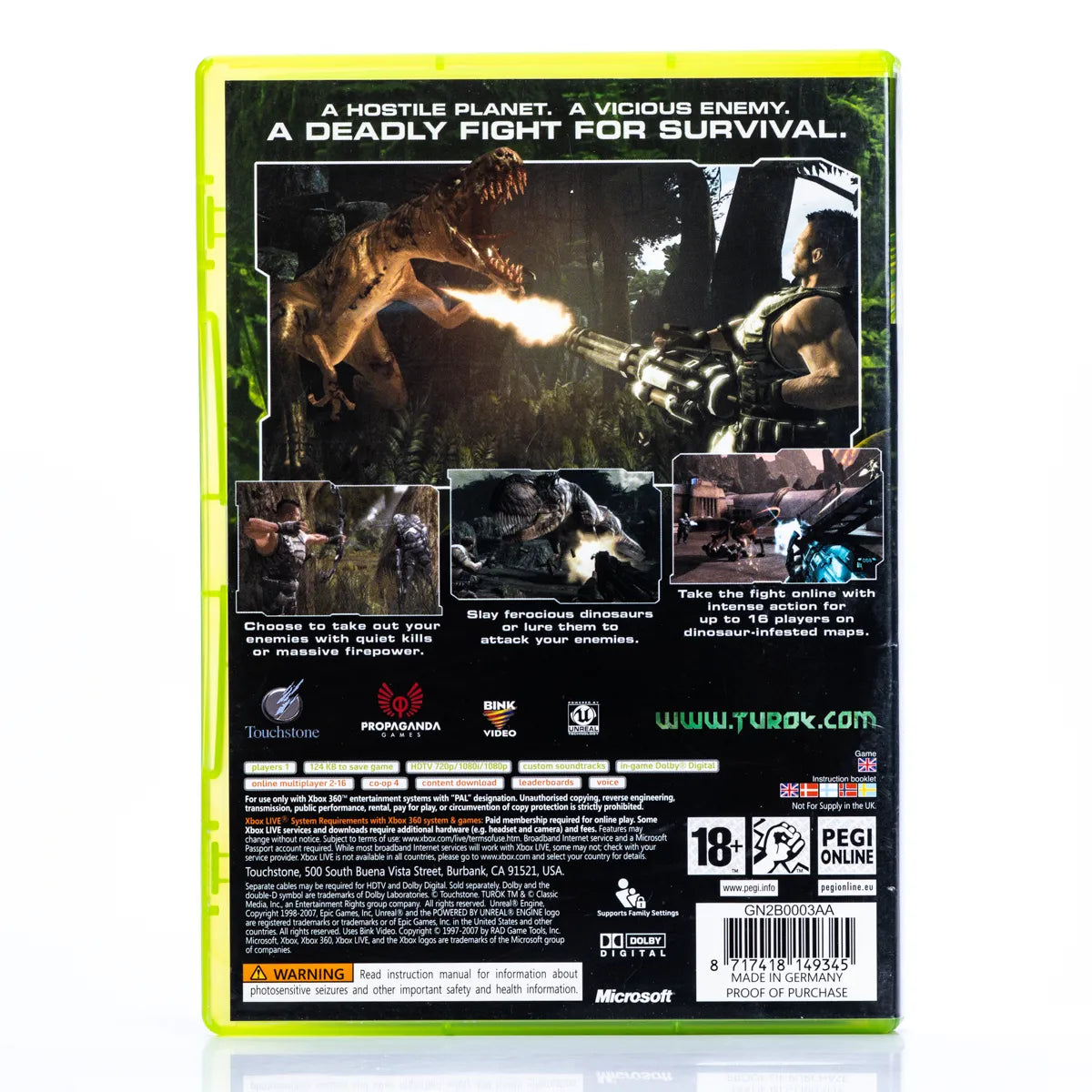 Turok - Xbox 360 spill - Retrospillkongen