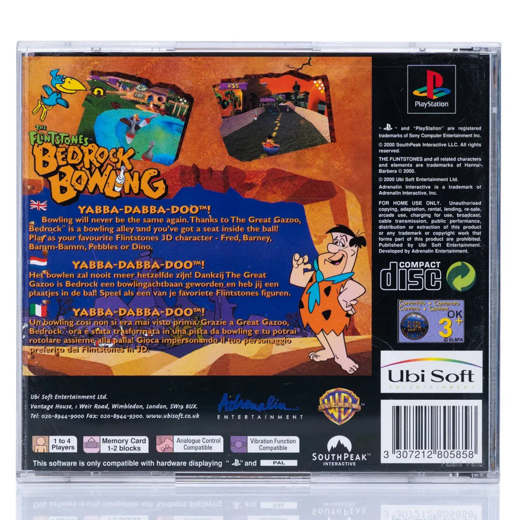 The Flintstones: Bedrock Bowling - PS1 spill