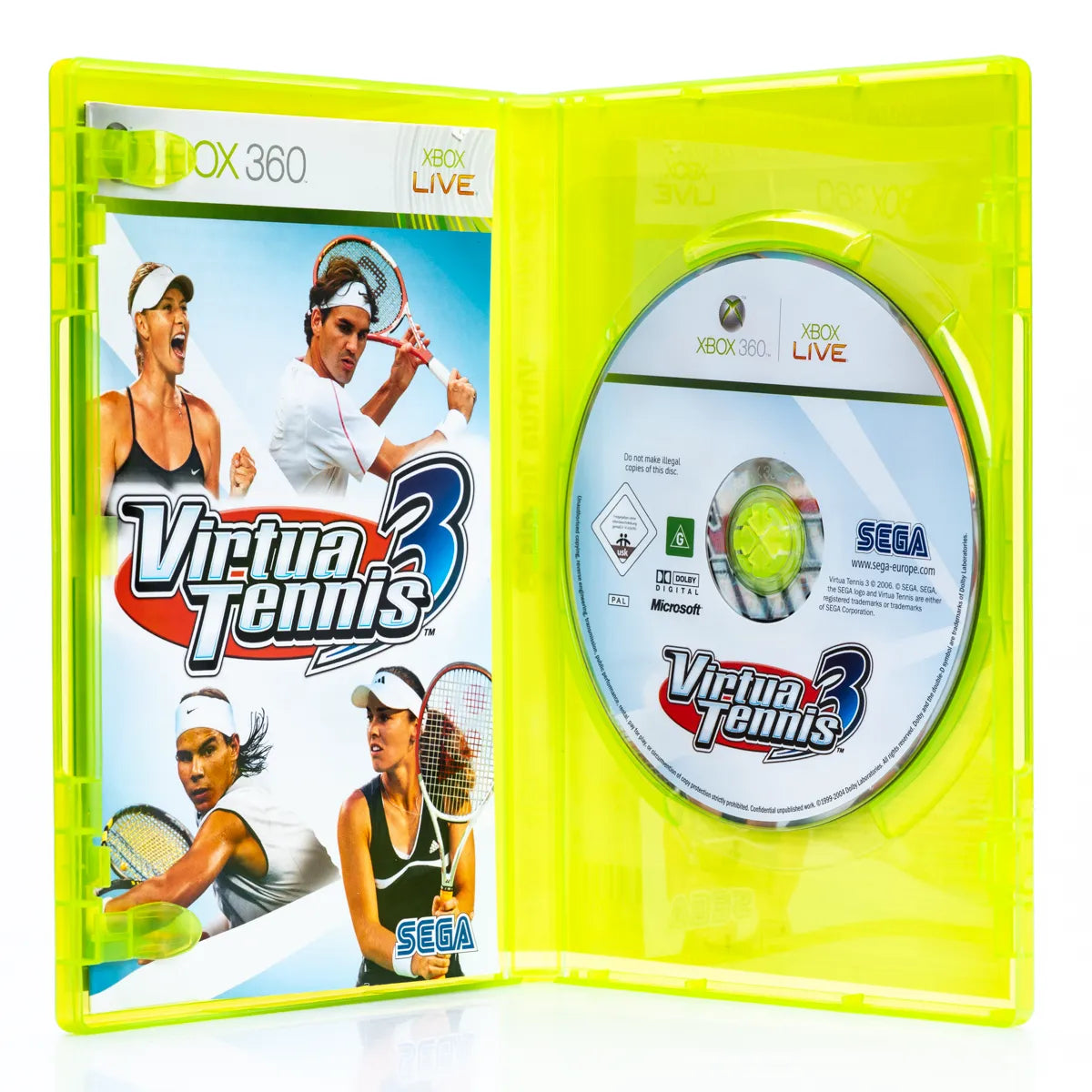 Virtua Tennis 3 - Xbox 360 spill - Retrospillkongen