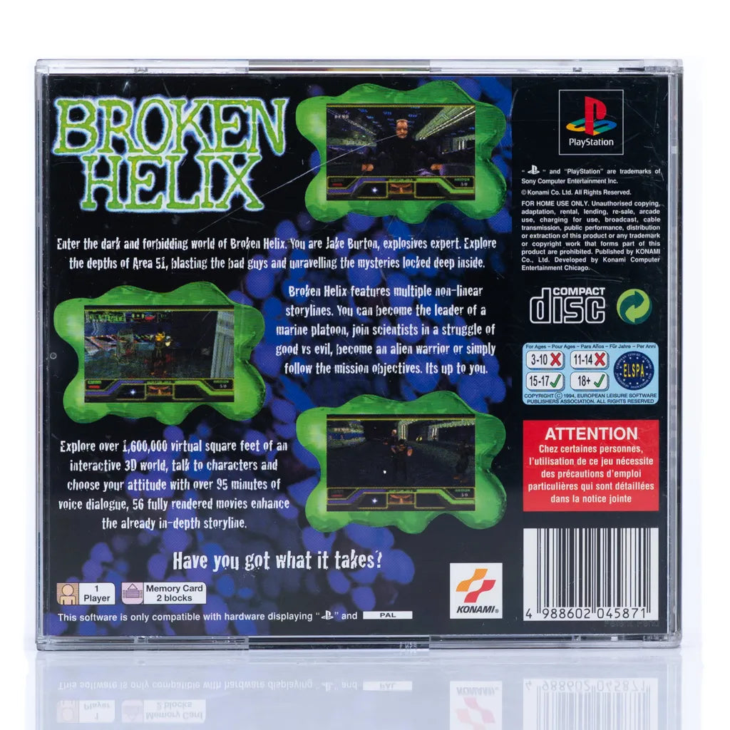 Broken Helix - PS1 spill
