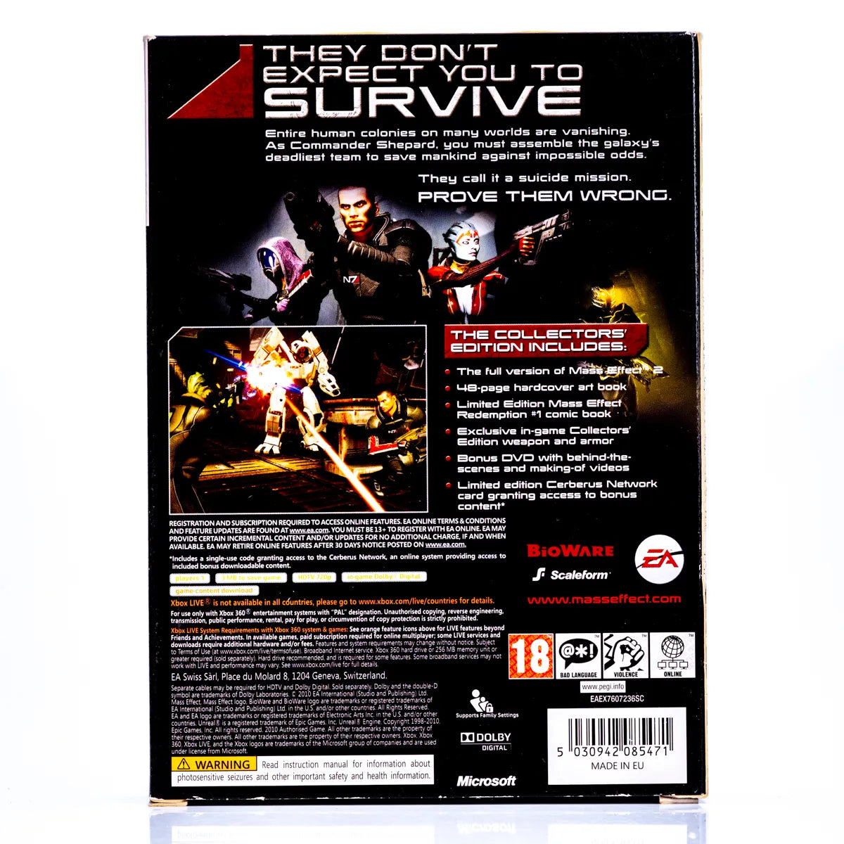 Mass Effect 2 - Collector's Edition Box - Xbox 360 spill - Retrospillkongen