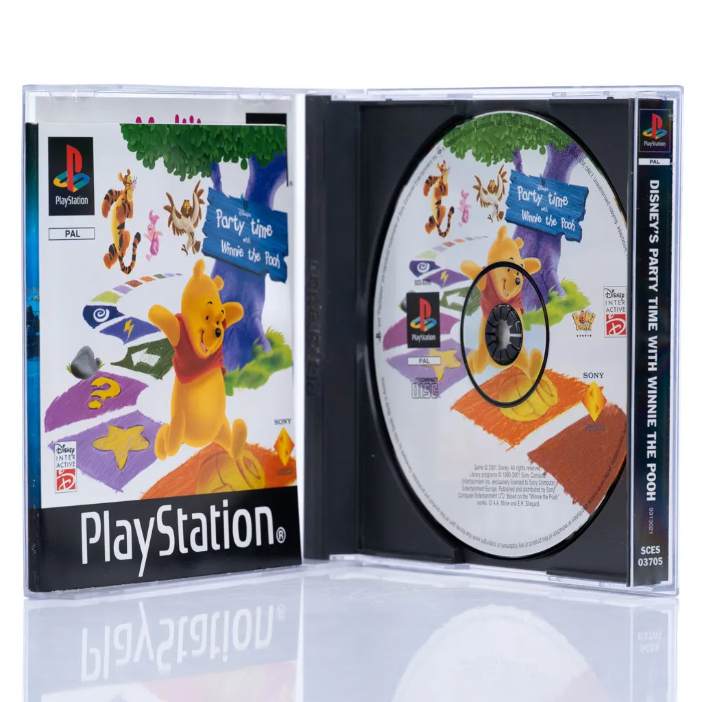 Disney's Party Time with Winnie the Pooh - PS1 spill